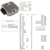 DZE РЕГУЛЯТОР НАПРУГИ APRILIA 125\/250, MALAGUTI 125\/200\/250, PIAGIO 125\/200\/250 (12V\/25A) (ESR259) - зображення 2