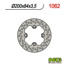 NG ДИСК ТОРМОЗНИЙ ПЕРІД KAWASAKI KVF 650/700/750 (200X84X3,5)(4X10,5MM)