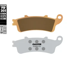 GALFER КОЛОДКИ ДИСКОВІ ТОРМОЗНІ KH261 / KH281 SPIEK METALICZNY (КОЛІР ЗОЛОТИЙ) SPORT ПЕРІД HONDA CBR 1100/VFR 800/XL 1000V/VTX 1300/GL 1800/X11, VULCAN 650