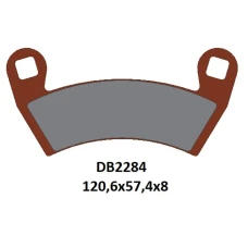 DELTA BRAKING КОЛОДКИ ДИСКОВІ ТОРМОЗНІ KH656 ПЕРІД POLARIS RANGER ELECTRIC '16-'22, SPORTSMAN 325 '14-'15, RANGER 570 '14-'22, RANGER/RZR 4 900 '17-'19, GENERAL/RANGER 1000 '16-'22, RZR 1000 '14-'22