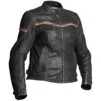 HALVARSSONS ШКІРА КУРТКА EAGLE LADY BLACK/RED 36