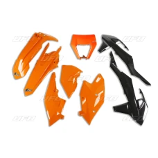 UFO КОМПЛЕКТ ПЛАСТІКОВ KTM EXC/EXCF '17-'19 Z ЗАХИСТ ФАРИ КОЛІР OEM (ОРАНЖЕВИЙ/ЧОРНИЙ) (KT523E999)