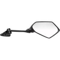 EMGO 2025/02 ДЗЕРКАЛО KAWASAKI ZX-6R '09-'12 ПРАВА (OEM: 56001-0147) КОЛІР ЧОРНИЙ (УЗОР ОРИГІНАЛУ) (УПРАВЛІННЯ)