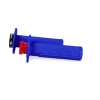 RACETECH ПЕРЕМИКАЧІ R20 LOCK-ON (22+25MM) КОЛІР СИНІЙ (HALF WAFFLE) + 8 ADAPTEROW ROLGAZU - зображення 1