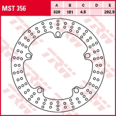 TRW LUCAS ДИСК ТОРМОЗНИЙ ПЕРІД BMW F 800 / R / S / ST 08-17, S 1000 RR 19-, R 1200 S / RT / ST / RS / R 05-16, R 1200 R-NINE T / HP2 08-, K 1200 R 05-08 (АКЦІЯ)