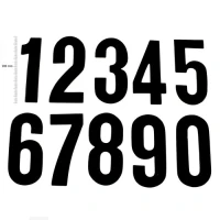TMV DIGITS 200MM ЧОРНИЙ '8' (20PCS)