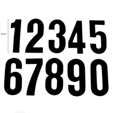 TMV DIGITS 200MM ЧОРНИЙ '8' (20PCS)