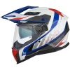 AMOQ ШОЛОМ AI100 MOJAVE WHITE\/RED\/BLUE M - зображення 3