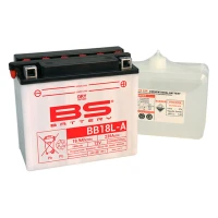 BS АКУМУЛЯТОР BB18L-A (YB18L-A) 12V 18AH 180X90X162 OBSLUGOWY - ELEKTROLIT OSOBNO (235A) (2) UE2019/1148