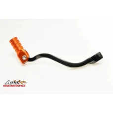 ACCEL РИЧАГ ЗМІНИ ПЕРЕДАЧ KTM SX/EXC 125/200/250/300 '98-'15, SXF250 '13-'15, SXF350 '11-'15, SXF450 '07-'12, EXC200 '01-'16 АЛЮМІНІЙ KOL. ЧОРНИЙ, KONC. POMARANCZOWA