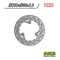 NG ДИСК ТОРМОЗНИЙ ПЕРІД KTM 65 SX '98-'14 (200X89X3) (3X6,5MM)