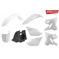 POLISPORT КОМПЛЕКТ ПЛАСТІКОВ YAMAHA YZ 125/250 '02-'14 (RESTYLING NA МОДЕЛЬ 2021) КОЛІР БІЛИЙ