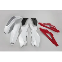 UFO ПЛАСТИК KIT 4-PARTS RED/WHITE HVA 2-STROKE CR125/250 06-08
