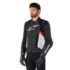 ALPINESTARS ШКІРА КУРТКА MISSILE V3 BLACK\/WHITE\/RED FLUO 54 - зображення 3