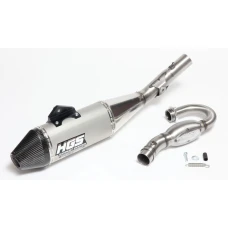 HGS ВИПУСКНА СИСТЕМА 4T COMPLETE GREY СТАЛА КАРБОНОВОГО KTM 450EXC-F 24-..