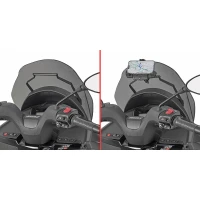 KAPPA 2025/07 POPRZECZKA DO ZAMONTOWANIA TOREB I MOCOWAN GPS / SMARTPHONE PIAGGIO MP3 310 '25-,