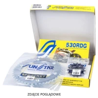 SUNSTAR КОМПЛЕКТ ПРИВІДНИЙ SUZUKI GSXR 1000 01-06 СТАНДАРТ (17/42/110) (DO 1000CC) (SUN51117/SUN1-5500-42/SS530RDG-110N)