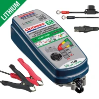OPTIMATE ЗАРЯДНИЙ ПРИСТРІЙ АКУМУЛЯТОР OPTIMATE LITHIUM 4S AMPMATIC 12.8V / 13.2V 6A, 3-72AH, LIFEPO4, SAE (EL)