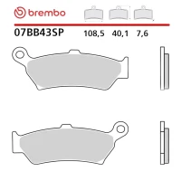 BREMBO 2026/06 КОЛОДКИ ДИСКОВІ ТОРМОЗНІ KH781 ROAD SINTER SP (SPIEK METALICZNY) (ECE R90) BMW R 1300 GS / ADV / R / RS / RT '23-'26