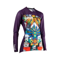 LEATT (НОВИНКА 2023) СОРОЧКА ROWEROWA (DAMSKA) MTB GRAVITY 4.0 JERSEY AREA 51 КОЛІР FIOLETOWY РОЗМІР L