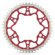 MOTO-MASTER ЗІРОЧКА ЗАД DUAL RING (STALOWO-ALUMINIOWA) 289 50 (28950) КОЛІР ЧЕРВОНИЙ HONDA CR/CRF '83-'20, BETA RR '13-'20, (JTR210.50) (LANC.520)
