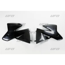 UFO КРИШКИ РАДІАТОРА KTM 2T '98-'00, 4T '00 КОЛІР ЧОРНИЙ