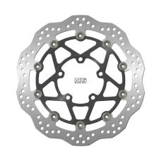 NG ДИСК ТОРМОЗНИЙ ПЕРІД TRIUMPH BONNEVILLE 850/T100 '09-21, STREET TRIPLE '13-18 (310X82,5X5MM) (5X10,5MM) WAVE PLYWAJACA (МАТЕРІАЛ АЛЮМІНІЙ)