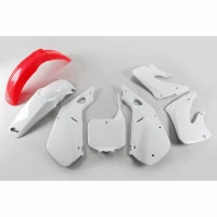 UFO КОМПЛЕКТ ПЛАСТІКОВ HONDA CR 125 '98-'99, CR 250 '97-'99 КОЛІР OEM (CZERWONY/BIALY) (HO094E999)
