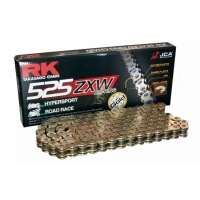 RK ЛАНЦЮГ ПРИВІДНИЙ GB525ZXW-124 (XW-RING) КРИШКА (CLF) W КОМПЛЕКТІ КОЛІР ЗОЛОТИЙ