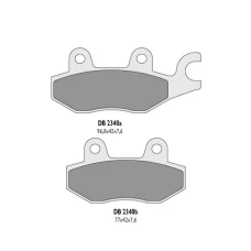 DELTA BRAKING КОЛОДКИ ДИСКОВІ ТОРМОЗНІ KH165 ПЕРІД - ZASTEPUJA DB2340MX-D І DB2340QD-D