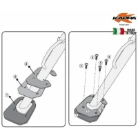 KAPPA НАКЛАДКА STOPKI БІК BMW F 650 GS / F 800 GS (08-17), F 800 GS ADVENTURE (13-18) - WYCOFANA Z OFERTY