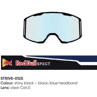 SPECT ЧЕРВОНА BULL STRIVE MX GOGGLES ОДИНАРНИЙ ЛІНЗА BLACK/BLUE ЧИСТИЙ