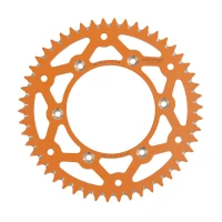 ЗАДНЯ ЗІРОЧКА АЛЮМІНІЄВА GROSSKOPF T7075 (ERGAL) 899 50 (89950) KTM/HUSQVARNA/HUSABERG (JTA897.50) (LANC. 520) КОЛІР ОРАНЖЕВИЙ