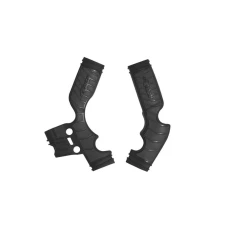 RACETECH (RTECH) КРИШКИ РАМИ (КОМПЛЕКТ) BI-MATERIAL СУПЕР GRIP KTM SX 65 '16-'24, HUSQVARNA TC 65 '17-'24, GAS GAS MC 65 '21-'24 КОЛІР ЧОРНИЙ