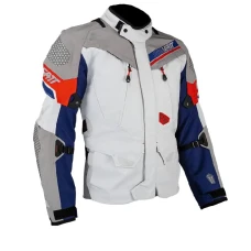 LEATT НОВИНКА КУРТКА ADV DRITOUR 7.5 ROYAL КОЛІР BIALY/SZARY/GRANATOWY/POMARANCZOWY РОЗМІР 3XL
