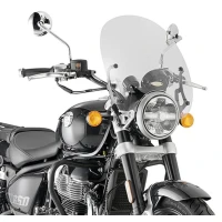KAPPA 2024/02 СТІКЛО ROYAL ENFIELD СУПЕР METEOR 650 '23, 38 X 42 CM PRZEZROCZYSTA - POTRZEBNE КРІПЛЕННЯ A9058AK