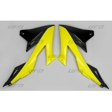 UFO КРИШКИ РАДІАТОРА SUZUKI RMZ 250 '19-'23, RMZ 450 '18-'23 КОЛІР OEM (ЖОВТИЙ/ЧОРНИЙ)