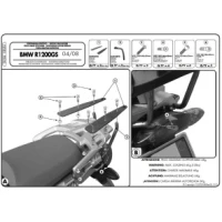 KAPPA СТЕЛАЖ БАГАЖНИКА ЦЕНТРАЛЬНОГО BMW R 1200GS (04-12) ( Z ПЛИТА MONOKEY ) ( DO ZAMOCOWANIA NA ORYGINALNYM STELAZU )