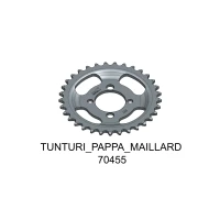 TEC-X ЗАД SPROCKET 33 ЗУБІВ (415) TUNTURI PAPPA - MAILLARD