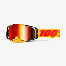 100 % ОКУЛЯРИ МОДЕЛЬ ARMEGA TETSU - MIRROR RED LENS - КОЛІР ZOLTY/CZERWONY/CZARNY СКЛО ЧЕРВОНА ЗЕРКАЛО