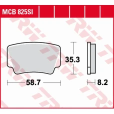 TRW LUCAS ZF КОЛОДКИ ДИСКОВІ ТОРМОЗНІ KH463 SINTER OFFROAD KTM SX-F/XC 450 ATV '08-'11, SX/XC 505 ATV '08-'13, XC 525 ATV '08-'13 ЗАД