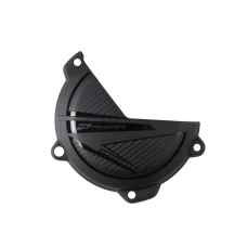 POLISPORT ЗАХИСТ КРИШКИ (DEKLA) КОМПЛЕКТА СЦЕПЛЕННЯ KTM SX-F 250/350/450 '23-'24; EXC 250/300 '23-'24; XC-W 250 '24; XC-F 250/450 '23-'24; HUSQVARNA TC/TE/TX/FX/FC 250/300/350/450 '23-'24 КОЛІР ЧОРНИЙ