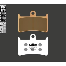GALFER КОЛОДКИ ДИСКОВІ ТОРМОЗНІ KH252 / KH380 SPIEK METALICZNY (КОЛІР ЗОЛОТИЙ) SPORT RACING (ПЕРІД)