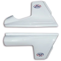 UFO КАРТИ ЗАД KTM 125/250/350/390/420/495 '81-'82 КОЛІР БІЛИЙ
