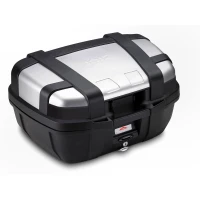 GIVI 52 LITRE ТОП-CASE ЧОРНИЙ WITH АЛЮМІНІЄВІ FINISH WITH ТОП ВІДКРИТТЯ