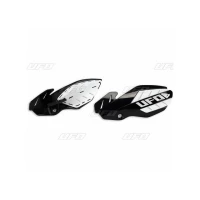 UFO КРИШКИ RAK (РУЧКА) FLAME KAWASAKI KXF 250/450 '13-'17 КОЛІР CZARNY/BIALY (Z КРІПЛЕННЯМИ)