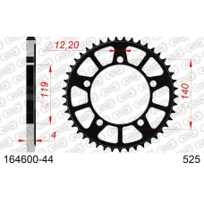 AFAM 2026/04 ШЕСТЕРНЯ ЗАД 4671 44 BMW F 750GS '18-19, F 850GS / ADVENTURE '18-19 (JTR10.44) (LANC. 525)