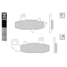 GALFER КОЛОДКИ ДИСКОВІ ТОРМОЗНІ KH147 POLMETALICZNE (OFERTA SPECJALNA) WYCOFANE Z OFERTY