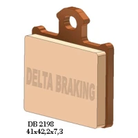 DELTA BRAKING КОЛОДКИ ДИСКОВІ ТОРМОЗНІ KH602 KTM SX85`11-18 ЗАД - ZASTEPUJA DB2198MX-N І DB2198QD-N