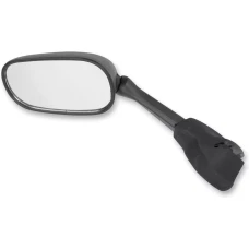 EMGO 2025/02 ДЗЕРКАЛО YAMAHA FZ6 (FZS 600) FAZER '04-'06 ЛІВА (OEM: 5VX-26280-00) КОЛІР ЧОРНИЙ (УЗОР ОРИГІНАЛУ) (УПРАВЛІННЯ)